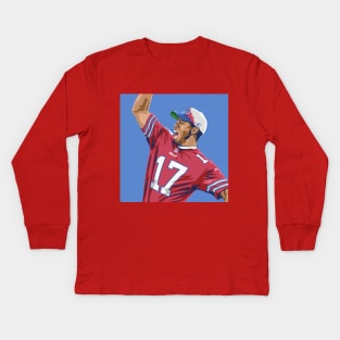 Sunday Red Square Kids Long Sleeve T-Shirt